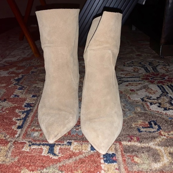 Cream Zara Ankle boots - Picture 3 of 9